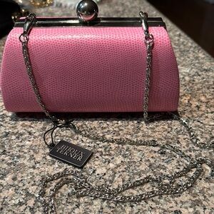 Bijoux Terner Pink Clutch Bag